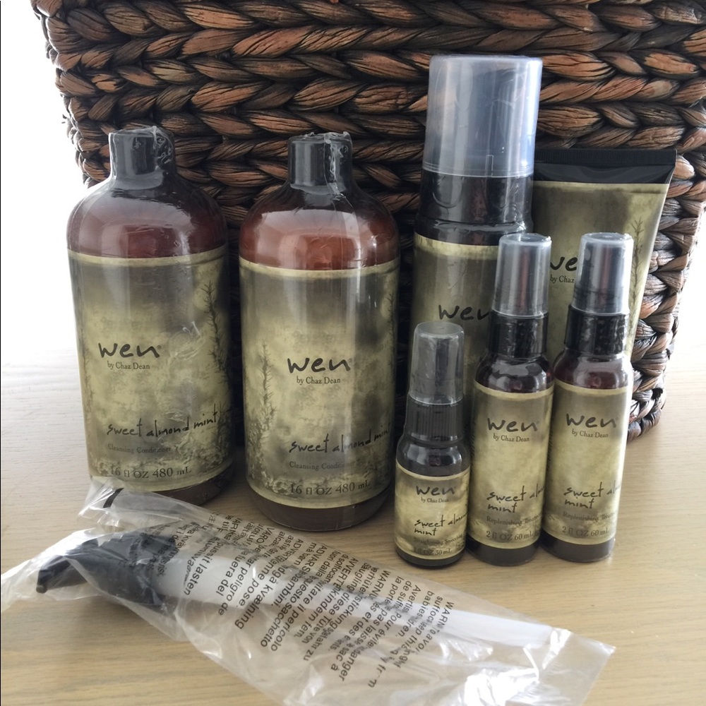 7 items hair treatment wen by Chaz dean